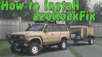 Spintires Mods - How to Install gzoRockFix Mod