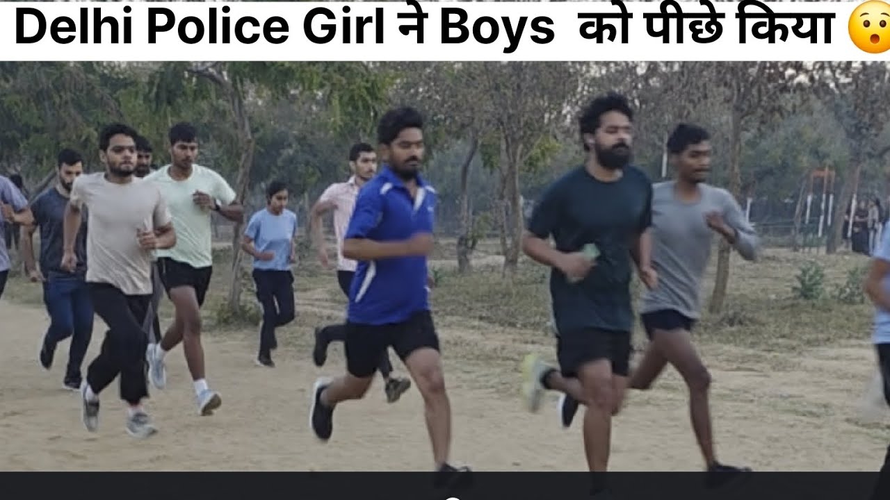 Delhi Police Girl 1600 meter Running 6:20 में की || Delhi Police Live Running in Jaipur 
