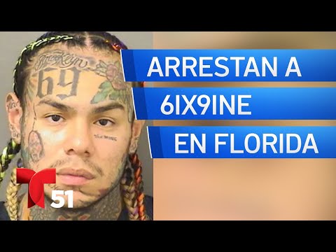 Arrestan al rapero Tekashi 6ix9ine en Florida