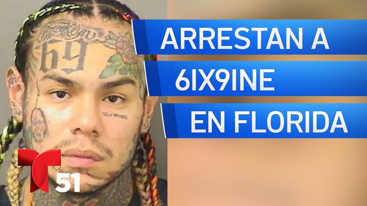 ⁣Arrestan al rapero Tekashi 6ix9ine en Florida