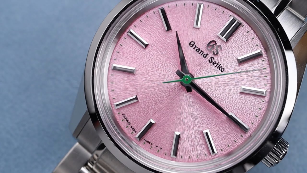 New! 36.5mm Grand Seiko Hanami Pink Dial! SBGW313 - YouTube