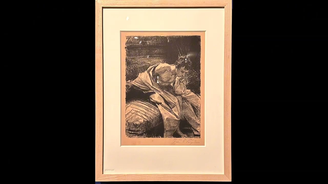 美術品鑑賞第452回【坐る若者の習作】ジョン・シンガー