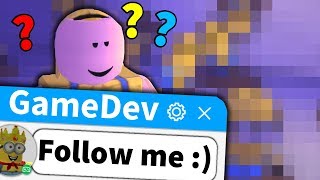 Roblox game developer made something really weird for me...