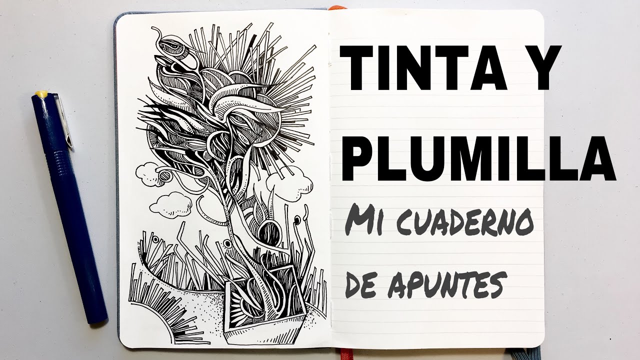 Dibujo a tinta y plumilla - Sobre tipos de tinta y lapiceros mecánicos -  Cuaderno de apuntes - thptnganamst.edu.vn