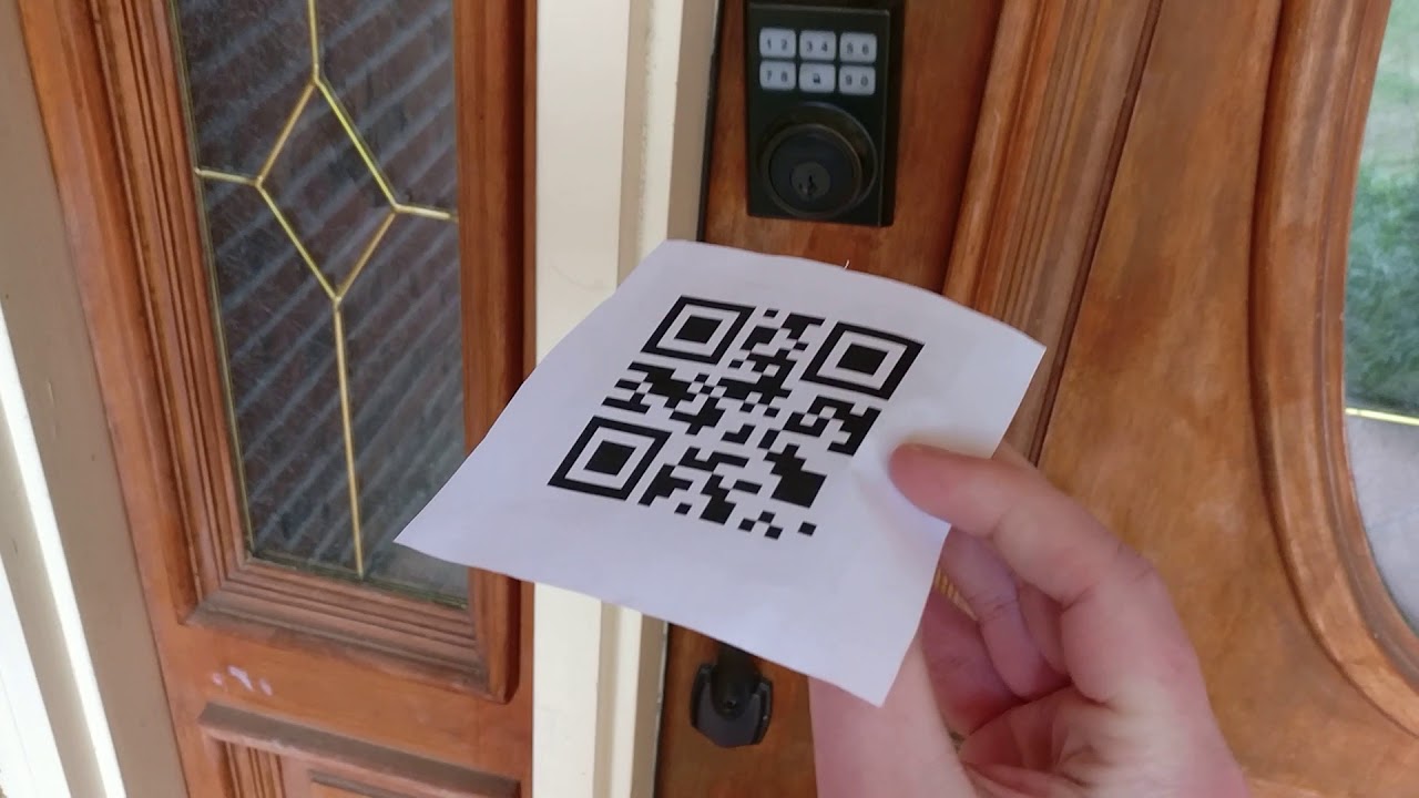 Unlocking Doors with Unique QR Codes 