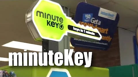 Copying a key with the minuteKey kiosk at Walmart