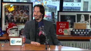 Keanu Reeves Live Look-in ("Utah Gimmie Two") 12/23/13