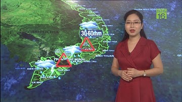 Dự báo thời tiết hôm nay, ngày mai 06/05/2022 | Nam Bộ mưa rào, có nơi mưa rất to | VTC16