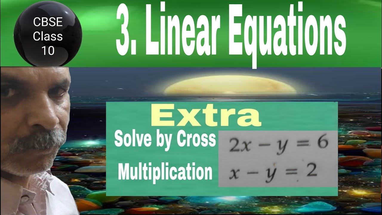 Cross Multiplication Method 2x Y 6 X Y 2 Youtube