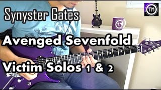 🔴 VICTIM - Avenged Sevenfold (GUITAR COVER SOLOS 1 & 2)