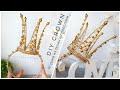 Корона из бусин и проволоки 👸 DIY crown, Corona de bricolaje, Coroa DIY.