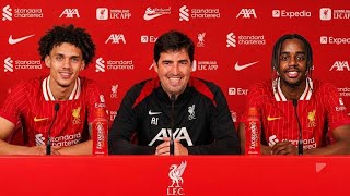FIRST IRAOLA PRESS CONFERENCE WITH BARCOLA & AKLIOUCHE!