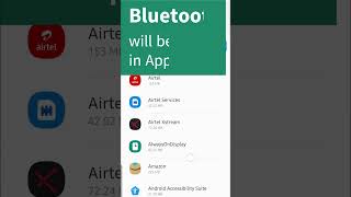 Bluetooth Missing from Apps or Application Manager in Settings on Android #bluetoothconnection screenshot 1