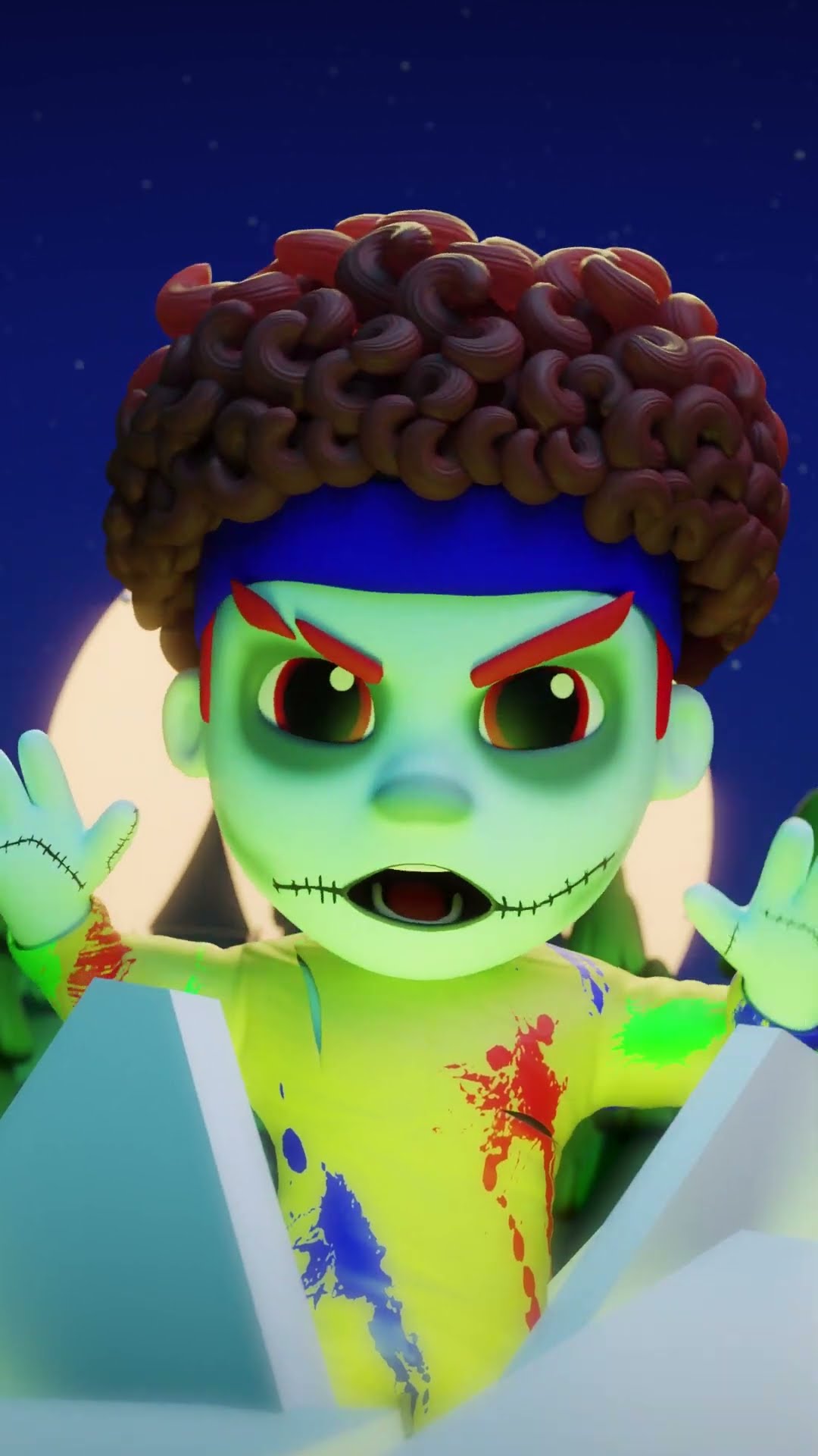 Chicky y el Zombi Boom-Boom | D Billions Canciones Infantiles #shorts #db