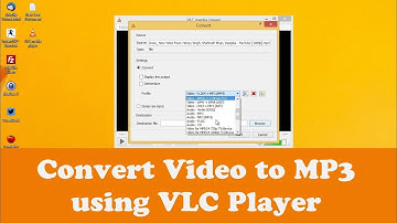 How to Convert Video file into Audio or mp3 using VLC Media Player