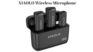 XIAOLO Wireless Lavalier Microphone Unboxing and Demo!