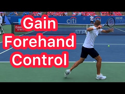 How To Easily Gain Forehand Control (Simple Tennis Technique Explained)