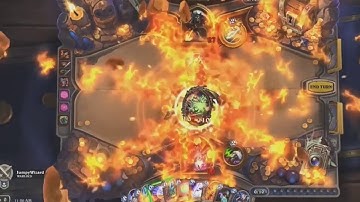 Azari the Devourer in action | BlizzCon 2017 Hearthstone: Kobolds & Catacombs