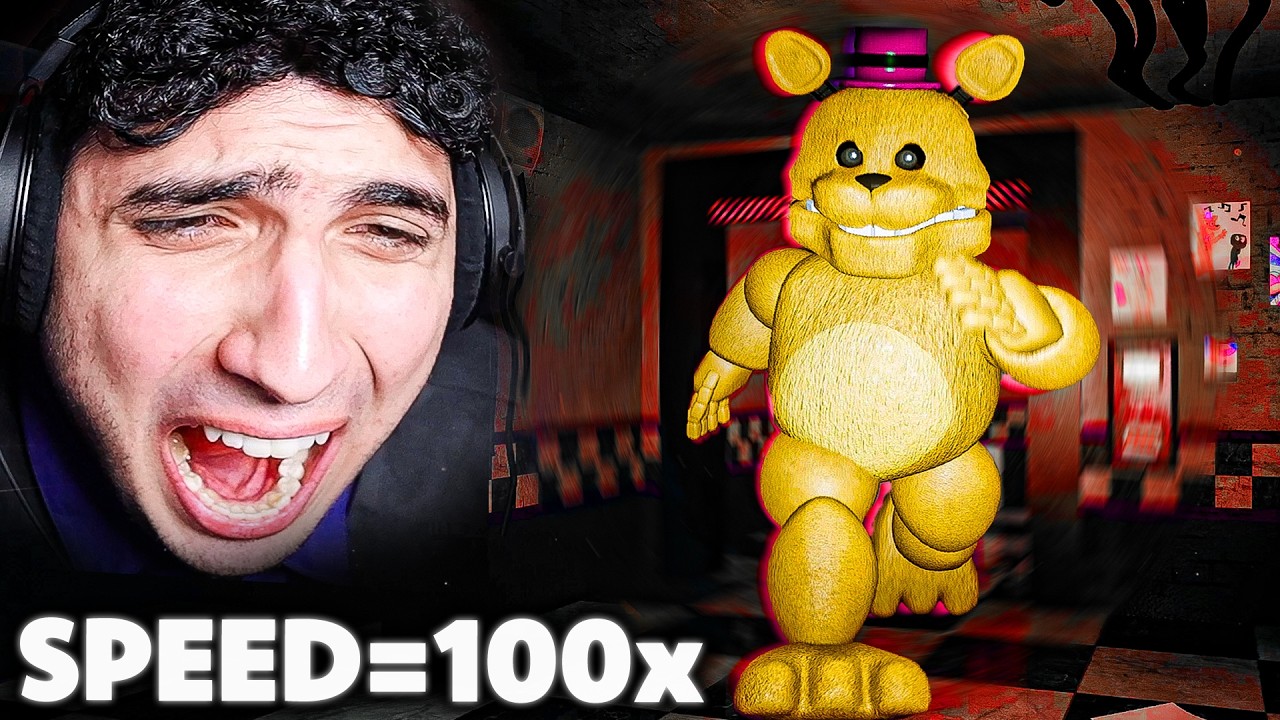 FNAF But Fredbear Has SPEED HACKS..