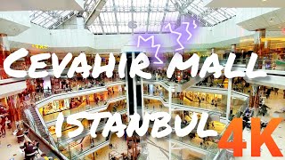 Istanbul Cevahir shopping mall 4K |Most Famous Mall.turkey