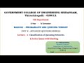 MA8402-PQT @ Unit-5 # Lecture-4 @ Classification of Networks and Series queue with Blocking