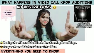 (??)What Happens in Zoom AuditionKpop Zoom Audition Details #IndianUnnie
