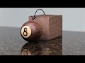 Woodturning - Watch Me Make This 8 Ball!