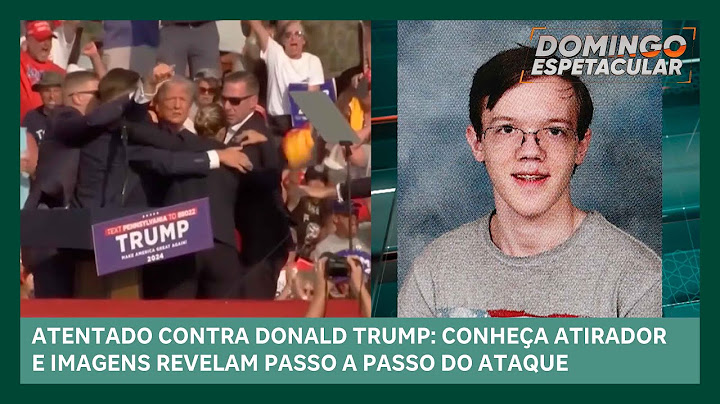 Atentado à Trump: Veja quem é o atirador e entenda o passo a passo do ataque