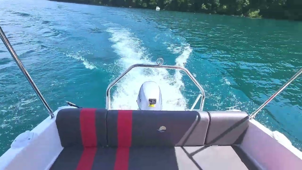 Sunrise 530 Open Honda 8PS Testfahrt - Swiss Boat Solutions GmbH