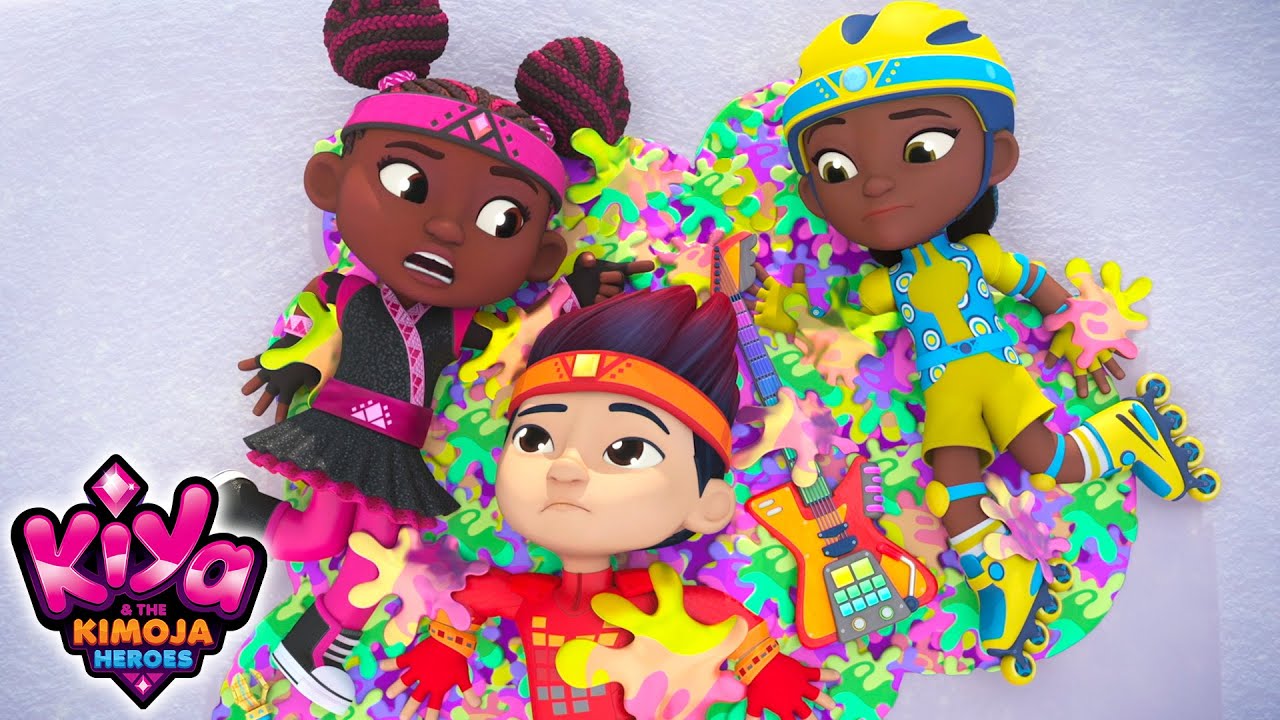 Kiya & the Kimoja Heroes | Gluey Blob Ball @disneyjunior ...