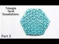 #tessellationorigami Triangle twist tessellations origami, part 2