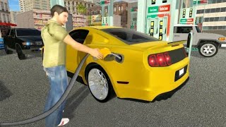Gas Station Car : Big City Simulator Car Driving Game screenshot 2