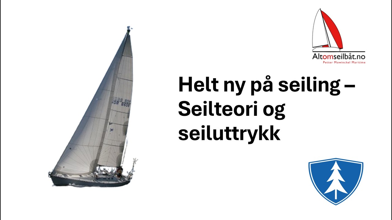 Helt ny på seiling, seilteori og uttrykk.