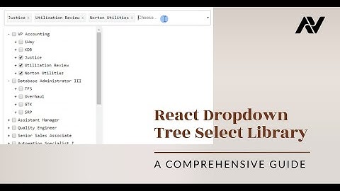 React Dropdown Tree Select Library: A Comprehensive Guide | AV CODING