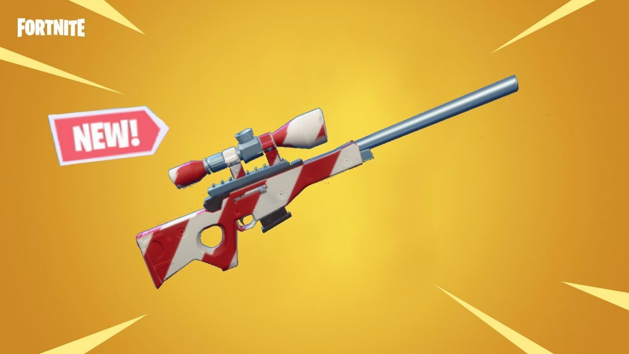 New candy cane weapon skin in fortnite! 