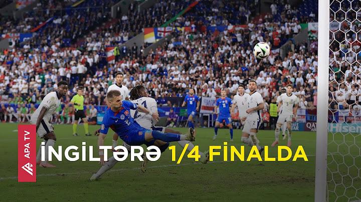 AVRO-2024: İngiltərə Slovakiyanı çətinliklə məğlub edərək, 1/4 finala çıxıb - APA TV