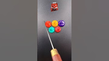 Guess the mixed character #satisfying #colormixing #realaxing #insideout2