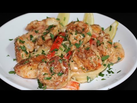 Cajun Shrimp Fettuccine Alfredo with Michael's Home Cooking