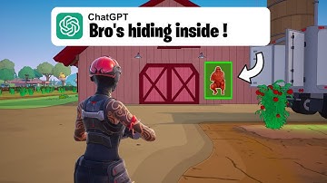 If Fortnite Was Controlled By ChatGPT.
