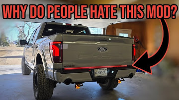 F150leds Tailgate Light Bar Install