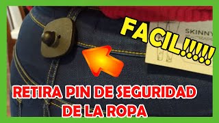 QUITAR PIN SEGURIDAD DE LA ROPA. MUY FACIL!!!! - YouTube