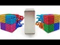 Magnetic balls vs monster magnets  slow motion and reverse  991 satisfying