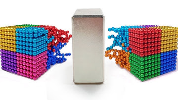 Magnetic Balls vs Monster Magnets ⭐ Slow Motion and Reverse ⭐ 99+1% Satisfying Video