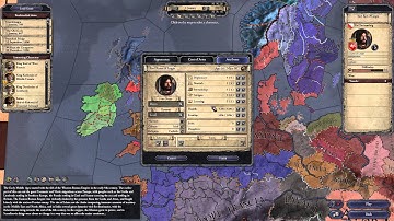 Crusader Kings II Tutorial 1 - Attributes and Character Creator