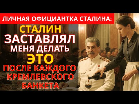 ОФИЦИАНТКА СТАЛИНА: То что ПРОИСХОДИЛО НА КРЕМЛЁВСКИХ БАНКЕТАХ - ШОКИРУЕТ
