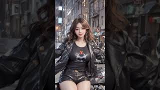 Bike वाली लड़की AI wali Sexy | 4k lookbook ai status | girls raider | ai model #ai #aibeauty screenshot 5