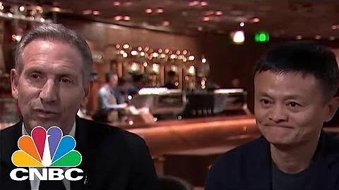 Former Starbucks CEO Howard Schultz & Alibaba Foun...