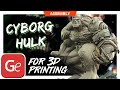 Cyborg Hulk 3D Printing Figurine | Assembly by Gambody