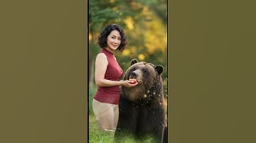 マダムと動物のふれあい｜新シリーズ予告【AI映像作品】