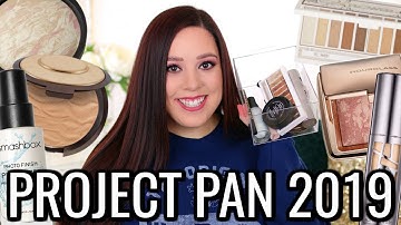PRODUCTS I WANT TO USE UP IN 2019 | PROJECT PAN INTRO